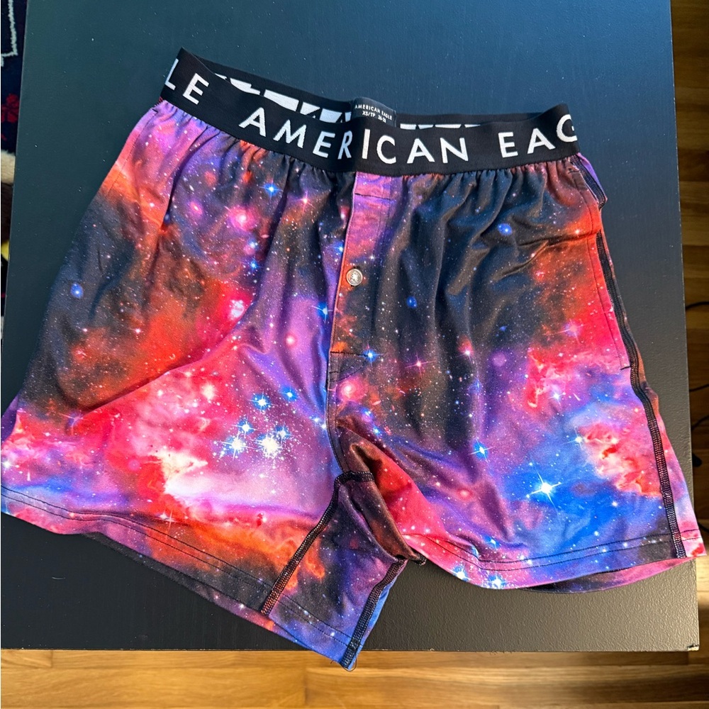 American Eagle Galaxy Print Pocket Boxer Brief